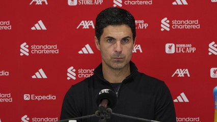 Arteta frustrated after dominant Arsenal lose at Liverpool
