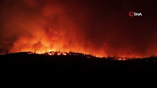 Karabük’teki orman yangınında 7 saat geride kaldı