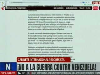 Gabinete Internacional Progresista condena escalada de agresión estadounidense contra Venezuela