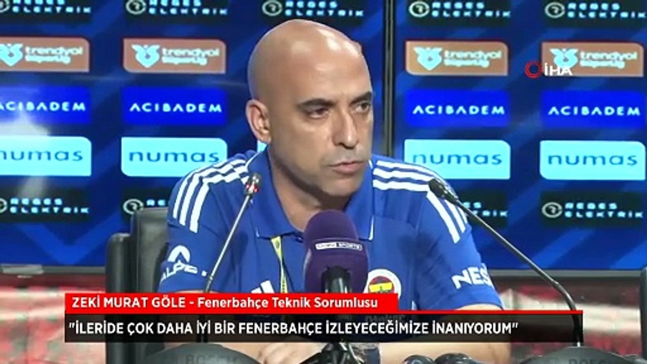 Zeki Murat Göle: İleride çok daha iyi bir Fenerbahçe izleyeceğimize inanıyorum