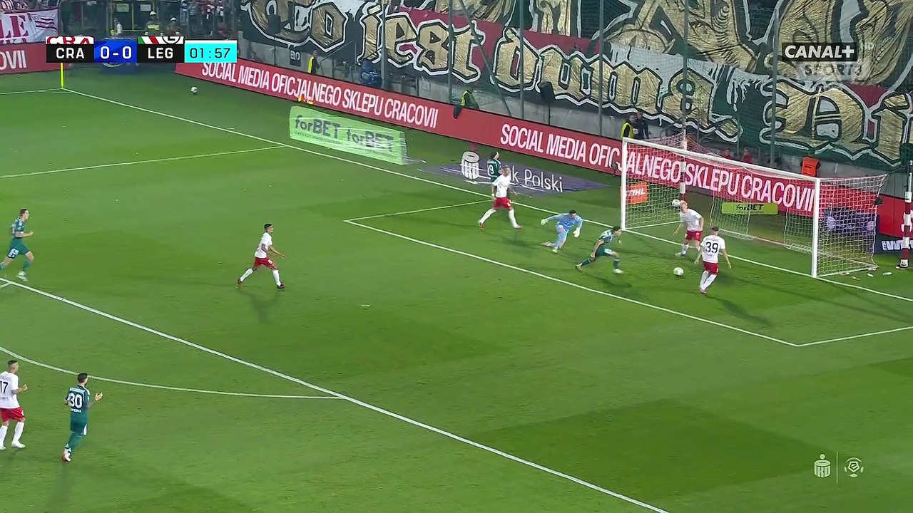 الدوري البولندي الممتاز  كراكوفيا – ليجيا وارسو  الأسبوع 7 الشوط الاول 2025-08-31