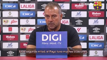 Flick destaca el buen punto obtenido en Vallecas ⚽