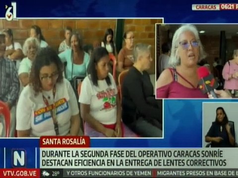 Habitantes de Santa Rosalía agradecen beneficios entregados por la Operación Caracas Sonríe