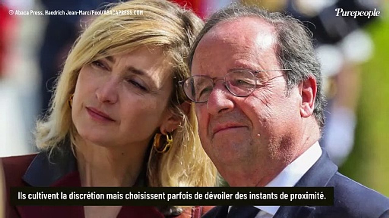 Julie Gayet et François Hollande posent pour une jolie photo en plein festival, le couple se montre rarement comme ça !