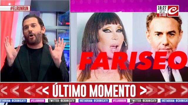 Fariseo: la inesperada pelea entre Moria Casan y Luis Majul