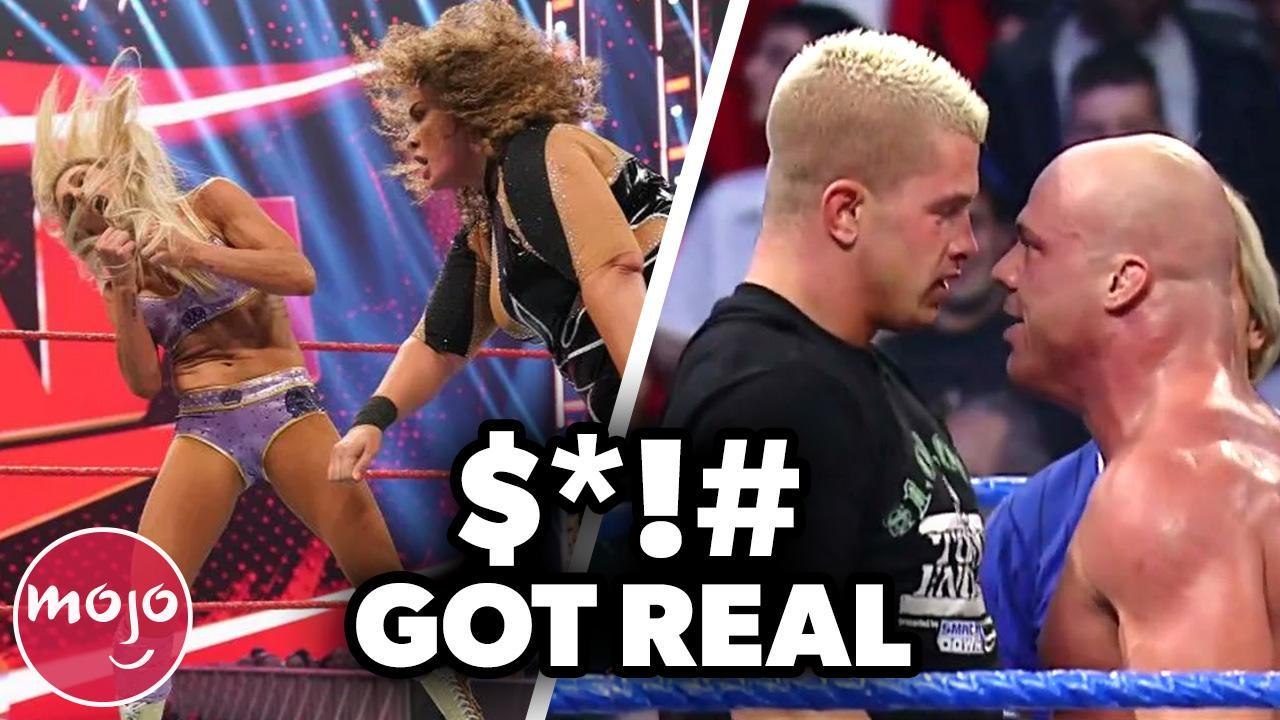 10 Times WWE & Pro-Wrestling Fights Turned REAL