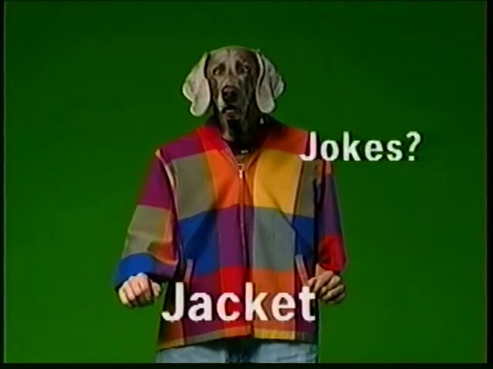 William Wegman - Alphabet Soup (1995) (FULL) (HQ VHS)