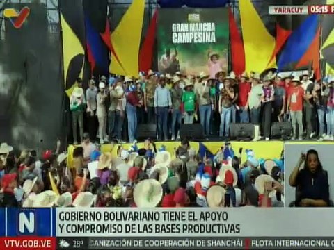 Pueblo yaracuyano se movilizó en respaldo inquebrantable al presidente Nicolás Maduro