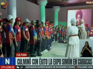 Culmina con éxito la Expo Simón: De Niño a Libertador para iniciar recorrido por 14 estados del país