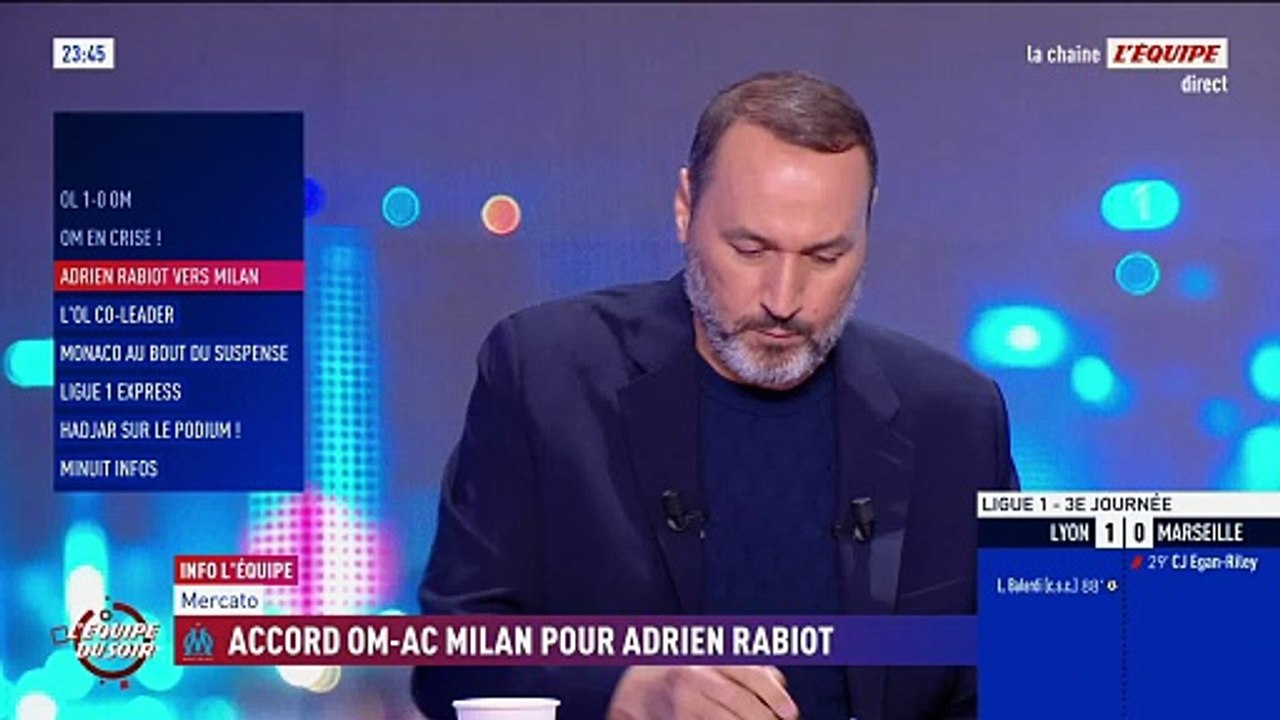 Le départ d'Adrien Rabiot de l'OM vers l'AC Milan se précise - Foot - Ligue 1