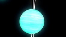 The Unique Rotation of Uranus#Uranus #planet Uranus #solar system #seventh planet #ice giant #William Herschel #coldest planet #Voyager 2 #planet discovery #Uranus rings #Uranus moons #blue green planet #methane atmosphere #axial tilt #planet rotation #Ur