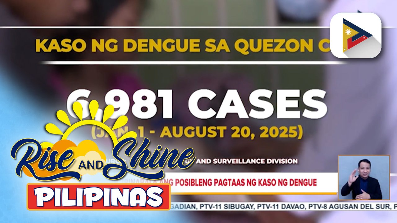 DOH, muling napa-alala na panatilihing mainis ang kapaligiran kasabay ng babala ng posibleng pagtaas ng kaso ng dengue ngayong tag-ulan | Bien Manalo