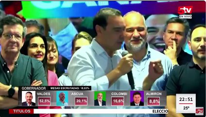 Valdés celebró el triunfo y le dejó un mensaje al Gobierno