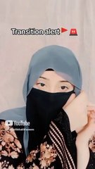Transition Alert! 💄💋👠👝💍 #transformation #trending  #saudihijab #hijabstyle #hijab #fashion