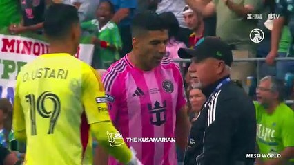 Luis Suárez escupe a asistente de Seattle tras perder en Leagues Cup