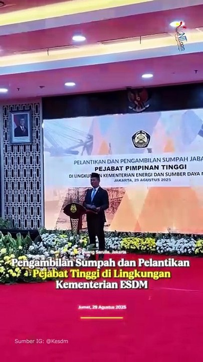 Bahlil Lantik Laode Sulaeman sebagai Dirjen Migas, Diminta Percepat Reformasi Energi