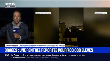 Orages: une rentrée scolaire reportée à mardi pour 700.000 élèves des Bouches-du-Rhône et du Var