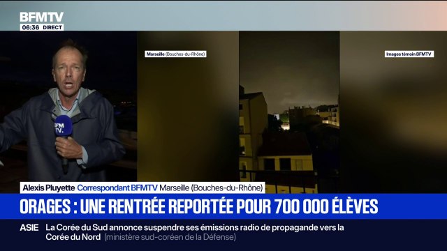 Orages: une rentrée scolaire reportée à mardi pour 700.000 élèves des Bouches-du-Rhône et du Var