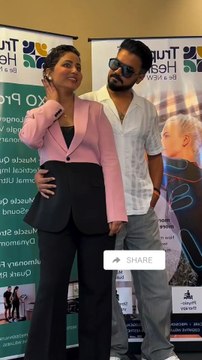 Bollywood Actress Hina Khan Beautiful Looks With Husband 🔥❤️🥰 #hinakhan #bollywood #actresses #actressreels #actress