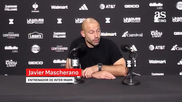 Mascherano habla sobre la derrota de Inter Miami en la final de Leagues Cup