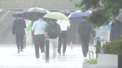 [날씨] 충남 곳곳 '호우특보'...오후까지 시간당 최고 40mm 이상 비 유의 / YTN