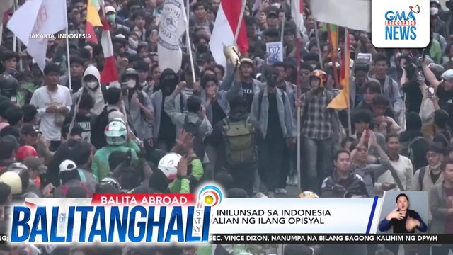Kabi-kabilang protesta, inilunsad sa Indonesia dahil sa umano'y katiwalian ng ilang opisyal ng gobyerno; 5, patay | Balitanghali