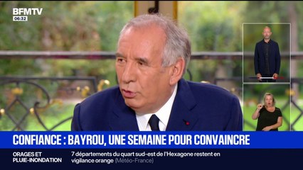 Vote de confiance: François Bayrou espère toujours convaincre
