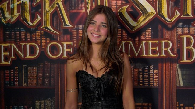 Leah Clements attends the Jet House Back-to-School Bash red carpet