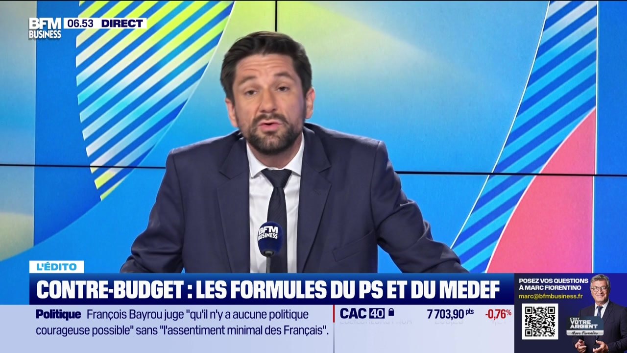 L’Edito de Raphaël Legendre : Contre-budget, les formules du PS et du Medef - 01/09