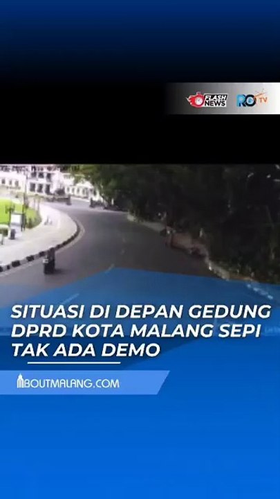 TERPANTAU TAK ADA DEMO DI DEPAN GEDUNG DPRD KOTA MALANG PAGI INI