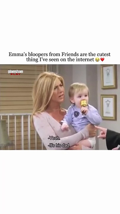 Friends bloopers >>> the actual show sometimes 😂❤️ Emma just stole the internet with her cuteness 🥹✨  #GlamSham #Friends #FriendsTVShow #FriendsBloopers #EmmaFromFriends #CutestMoments #90sTV  [ GlamSham, Friends, Friends TV Show, Friends Bloopers, Emma