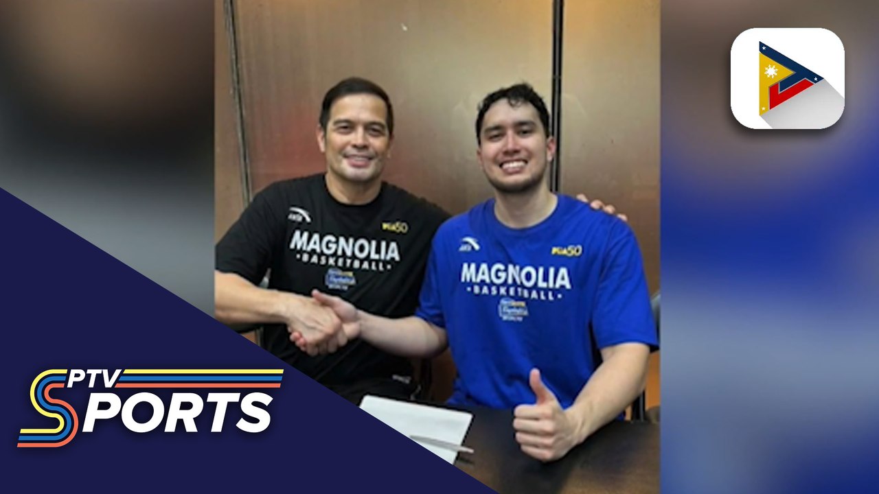 Javi Gomes De Liaño, pumirma ng 3 taong kontrata sa Magnolia Hotshots