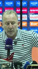 Beşiktaş Teknik Direktörü Sergen Yalçın: Hem bireysel olarak hem takım olarak beklentinin çok altında kaldık