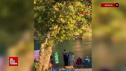 Antalya'da ırmağa girip boğuldu