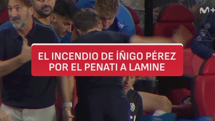 El incendio de Íñigo al penalti de Lamine: “¿No hay VAR? Nos vamos a ir del campo"