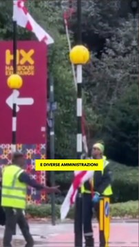 Sardone - In Inghilterra bandiere di San Giorgio sui lampioni (31.08.25)