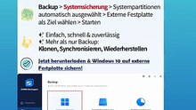 Nie wieder Datenverlust – Windows 10 Backup auf externe Festplatte 💻💾