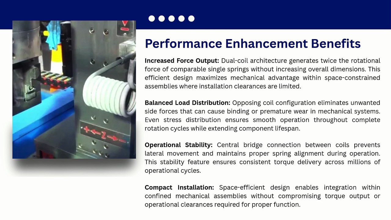Double Torsion Spring Dual-Coil Engineering Excellence