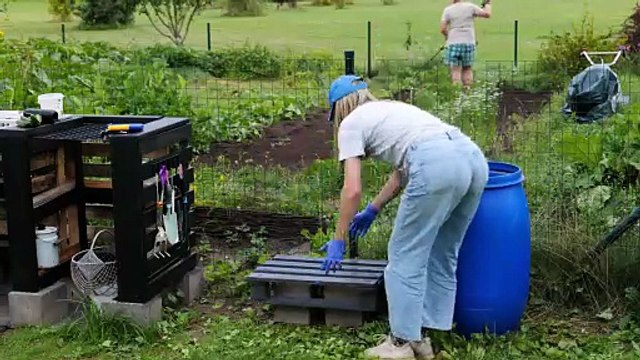 From Ugly to Elegant: Beautify Your Garden Water Barrel ✨