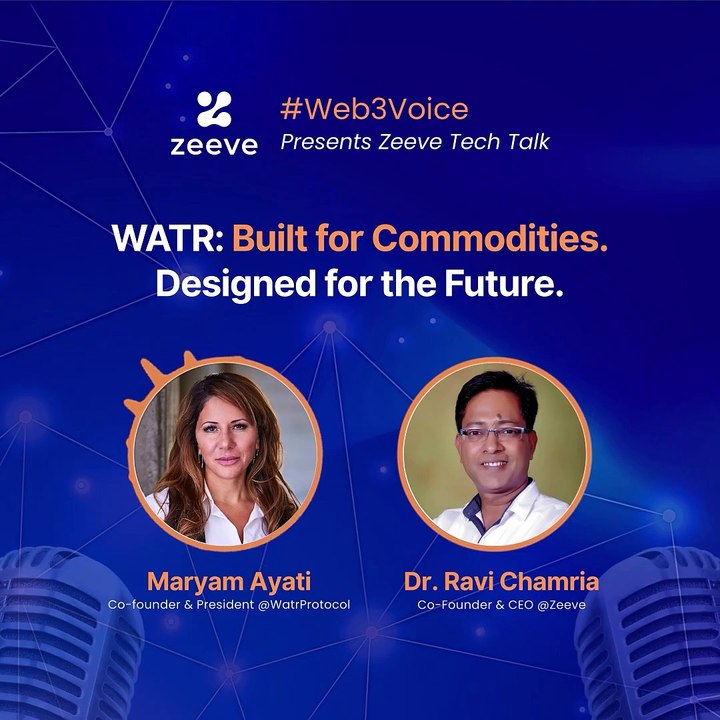 WATR: Built for Commodities. Designed for the Future. AMA W. Maryam Ayati, Cofounder of Watr