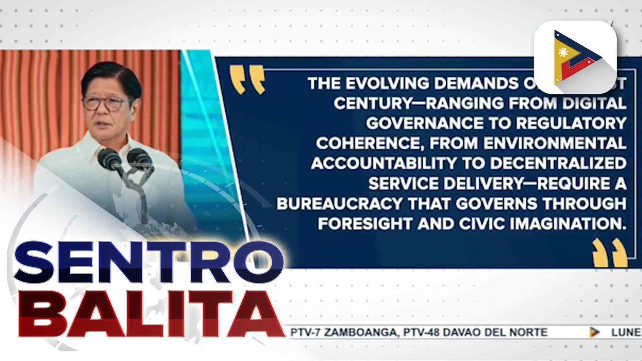 Gov't employees, hinimok ni PBBM na isulong ang mga reporma para makasabay sa pagbabago ng panahon