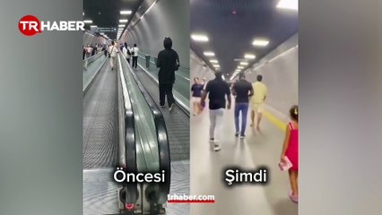 İstanbul daha kötü yönetilemez! CHP'li İBB yürüyen  bantların tamiratını yapamyınca, çözümü kaldırmakla buldu