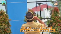 MBG Disambut Antusias pelajar SMAN 1 Tanjung Selor