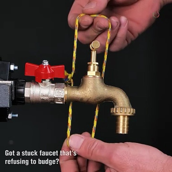 Fixing a stuck faucet? Try this quick hack! 🚰