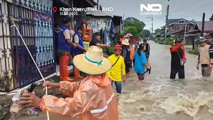 Des inondations éclair frappent le nord de la Thaïlande après une dépression tropicale