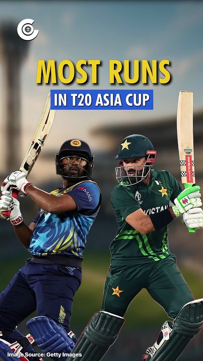 Who tops the charts for most runs in Asia Cup T20 history?