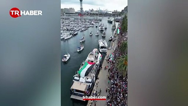İsrail ablukası kırılacak: Küresel Sumud Filosu Barselona'dan yola çıktı