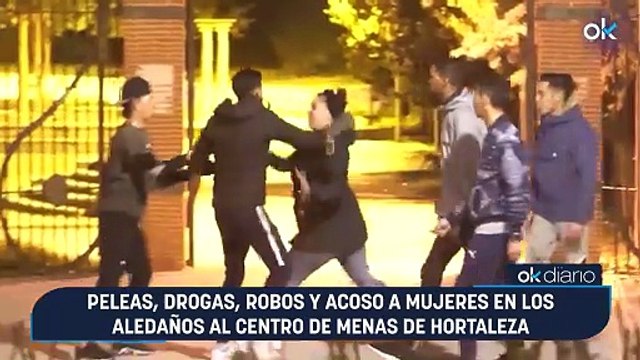 Peleas, drogas, robos y acoso a mujeres en los aledaños al centro de menas de Hortaleza