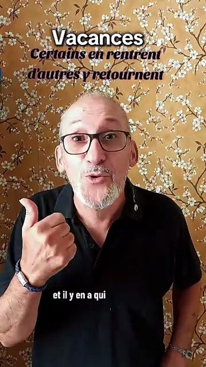 Vacances - Fin pour certains, début pour d'autres