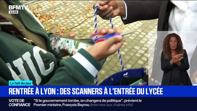 Ce lycée de Lyon installe des scanners à l'entrée pour détecter les armes blanches